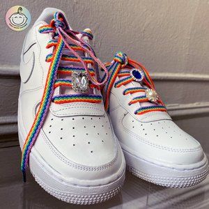 Rainbow Shoelaces and Charms